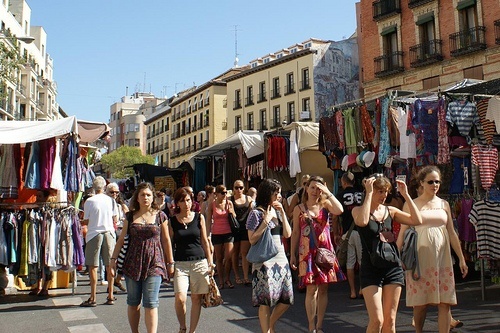 mercado el rastro - Madrid